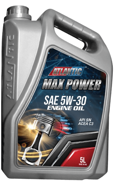 ATLANTIC MAX POWER SYNTHETIC ENGINE OIL C2/C3 SAE 5W-30 API SN/CF